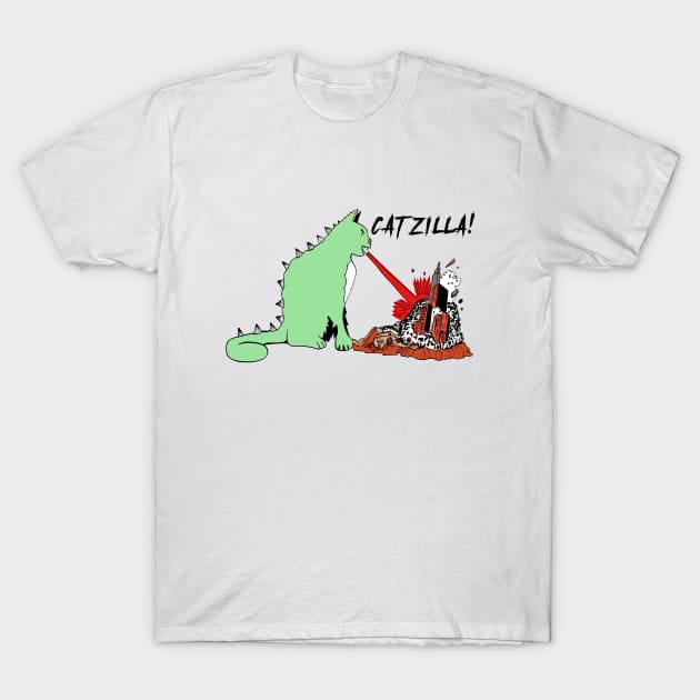 Catzilla T-Shirt by CarlComics